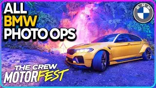 All BMW Photo Ops (Bavarian Views) Puu Lio Falls Location Crew Motorfest