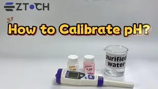 EZTOCH How to Calibrate pH of Food pH Meter Calibrate at pH 7.0 4.0 Point? (SZ-F02)