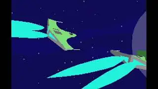 Frontier: Elite II intro on Amiga 2000 ECS chipset with PiStorm 2k with Pi 4B with RGBtoHDMI