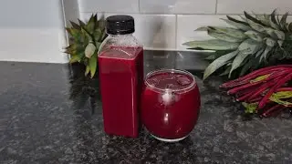 Juice to reduce blood pressure/ How to reduce blood pressure - Beetroot and pineapple juice