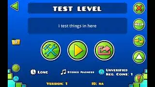 Me testing things in geometry dash