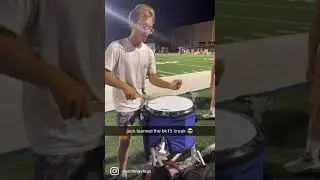That&rsquo;s what you call a full shot. #marchingband #drumline #drumcorps