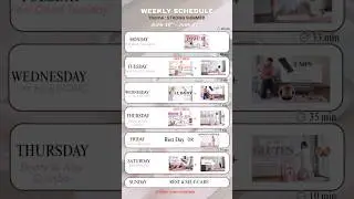 Pilates is boring and doesn&rsquo;t work.&rdquo; My weekly plans say otherwise 💗 chech them