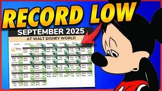Disney World's BAD SEPTEMBER: Attendance Predicted To TANK To RECORD LOWS After FAILED Summer!