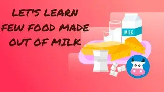 Dairy products vocabulary| nursery lesson on dairy products