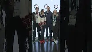 JD Vance Greets US Olympic Team in Italy #shorts