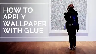 How to apply wallpaper on wall | How to apply wallpaper on wall with glue | 2020 Home Decor ideas