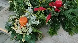 Die sch&ouml;nsten Weihnachts Deko Gestecke f&uuml;r Weihnachten im Advent. Dekoration Weihnachts-Gesteck