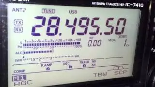 MW0BER QSO with VK5MRD 10m 16/12/2012