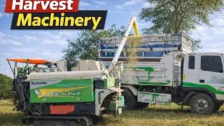 Harvest Using Modern Farm Machinery