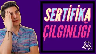 Sertifika Çılgınlığı! Gel Pazartesi Başla? #mühendis