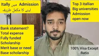 Italy First call Pre enrollment Admission open In university of Milan, Pisa & Rome, Italy Visa 2024