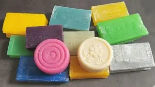 🤩Relaxing ASMR SOAP•Cutting Dry Soap•Bundle of mix colourful ✨ soap & cutting asmr