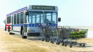 BeamNG drive - Shopping Cart Crash Test