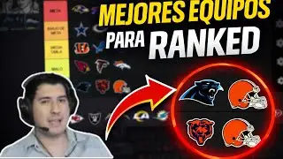 Los MEJORES/PEORES equipos para jugar RANKED/WAGGERS en Madden 26| PODCAST|