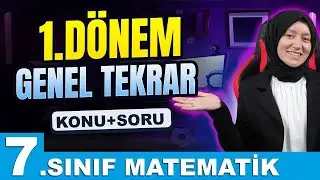 7. Sınıf Matematik 1. D&ouml;nem Genel Tekrar | Yeni Nesil Sorular & Konu Anlatımı (PDF&rsquo;li)