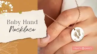 Baby Hand Necklace: The Necklace Every New Mom Deserves