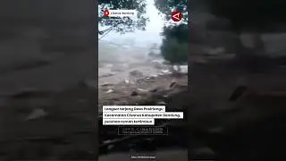 Longsor terjang Desa Pasirlangu Kecamatan Cisarua Kabupaten Bandung, puluhan rumah tertimbun