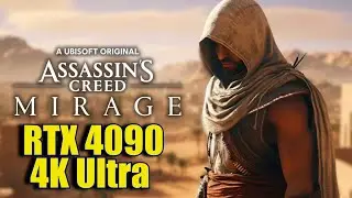 Assassin's Creed Mirage RTX 4090 & Ryzen 5 5600X | 4K Ultra | FRAME-RATE TEST