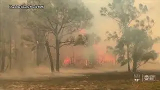 Brush fire in Southwest Florida prompts evacuations