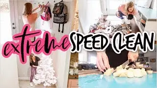EXTREME SPEED CLEAN | DECLUTTERING, DECORATING, & COOKING