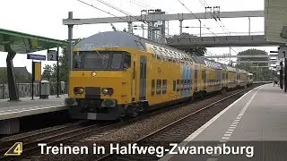 Treinen in Halfweg-Zwanenburg - 19 augustus 2018