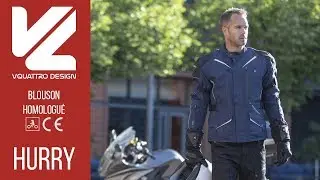 Veste moto homme homologu&eacute;e HURRY - VQUATTRO DESIGN