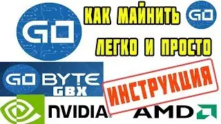 Майнинг GoByte (GBX) | Как майнить GoByte (GBX)  | Настройка майнинга GBX на AMD и NVIDIA