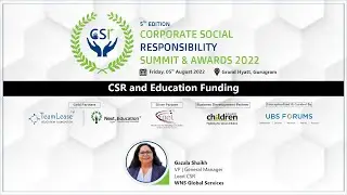 5th Edition Corporate Social Responsibility Summit & Awards 2022 - CSR and Education Funding