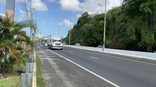 Very good loud international truck with train horns in aguadilla Puerto Rico day cab 