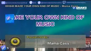 Make Your Own Kind Of Music - Mama Cass (Karaoke)