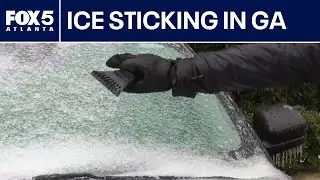 Ice accumulating in Dahlonega as more rain moves in | FOX 5 News