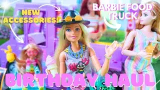 Opening MORE Barbie Playsets! | New Barbie Doll Food Truck Set, Accessories & More!