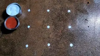 Diwali 2024 special new rangoli 🌹3*3deepavali rangoli design 🌹Diwali muggulu 🌹Traditional rangoli