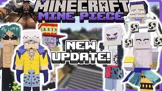 HUGE Update! NEW DEVIL FRUITS, LAW, ENEL! - Minecraft Mine Piece 1.20.1 Update