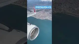 SOBREVOANDO FORTALEZA-CE COM O A320 DA LATAM #aeroporto #airbus #latam