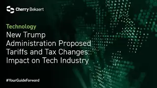 Предложенные новой администрацией Трампа тарифы и налоговые изменения: влияние на технологическую...