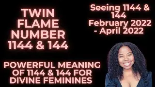 TWIN FLAME 1144 & 144 &ldquo;TRUE SURRENDER&rdquo; DM DF ENERGY ANGEL NUMBER SYNCHRONICITY MESSAGE FROM SPIRIT