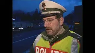 Die Autobahnpolizei Schwertransport