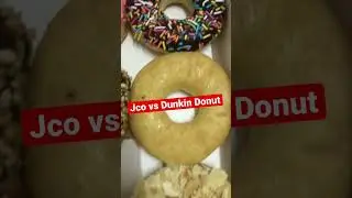 Jco vs Dunkin Donut #viral #shorts #shortviral #shortvideo #jco #dunkindonuts