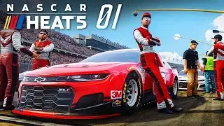 ЗАЛЕТАЮ В КАРЬЕРУ НАСКАР СО СВОЕЙ КОМАНДОЙ - NASCAR Heat 5 #1