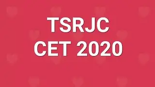 TSRJC CET 2020