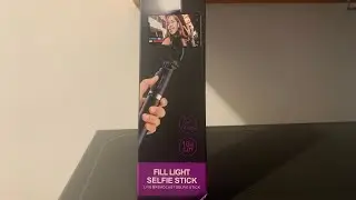 Fill light selfie stick with tripod 💡 (unboxing) #youtube #viral #selfiestick #explore #viralvideo