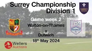 WOTCC 1st XI Vs Dulwich  CC (Surrey Championship Div 1 Game week 2)