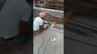 Reinforcement cutting as per Bar Bending Schedule (BBS)