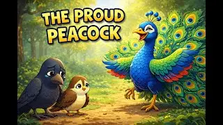 The Proud Peacock 🦚 | A Beautiful Moral Story for Children