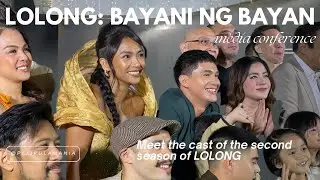 Meet the cast of LOLONG: BAYANI NG BAYAN - Ruru Madrid, Jean Garcia, Shaira Diaz, John Arcilla