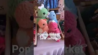 pop-up market top sellers #crochet #knitting #amigurumi #fyp #shorts