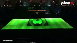 King's Cup 3D Mapping Projection on Soccer Pitch