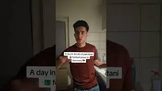 A day in the life of pakistani football player in germany🇩🇪 #pakistan #football #vlog #fyp